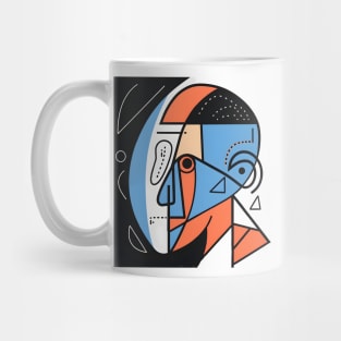 Picasso Style Robot Mug